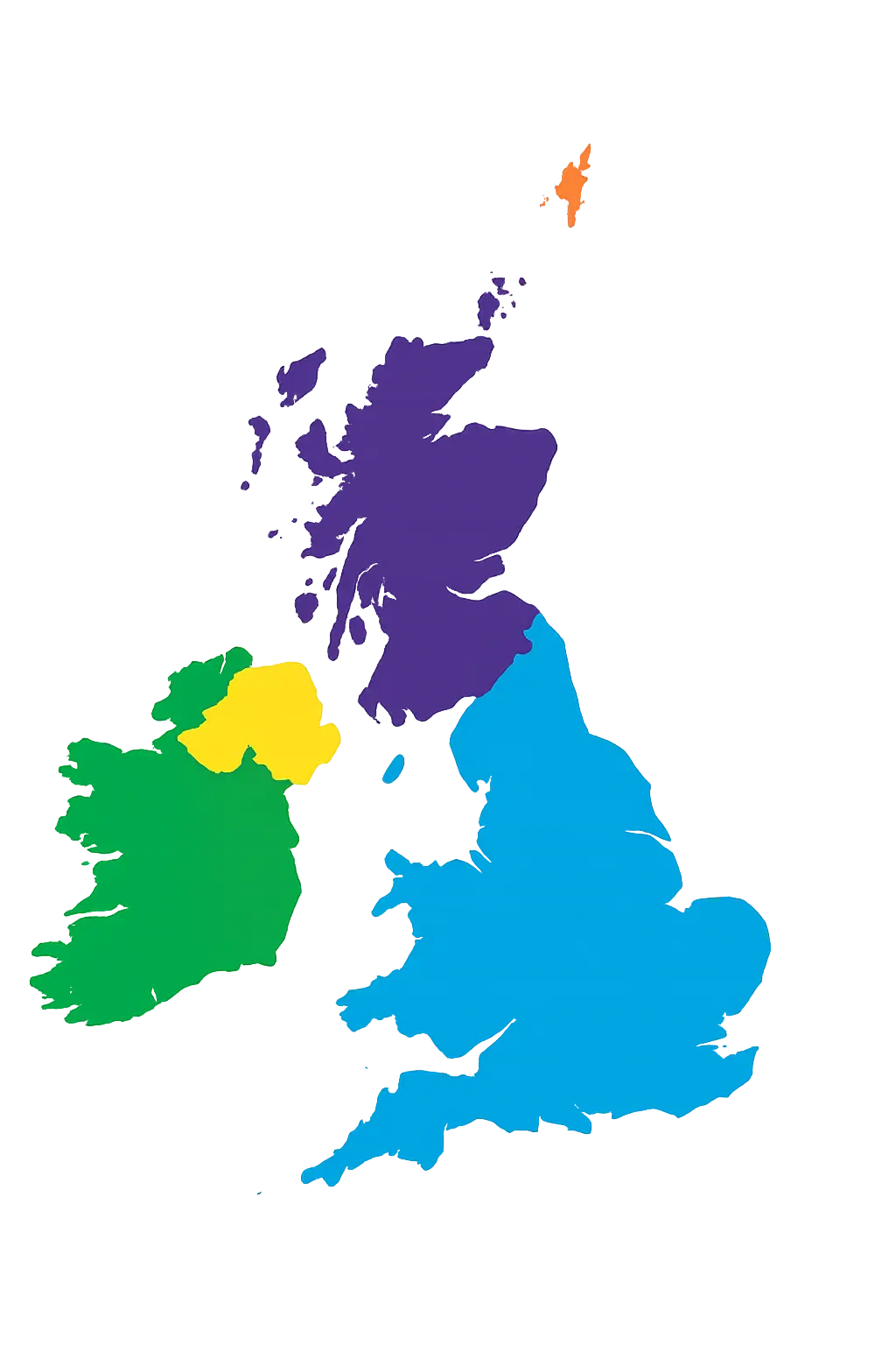 Pipemark UK and Ireland shipping regions