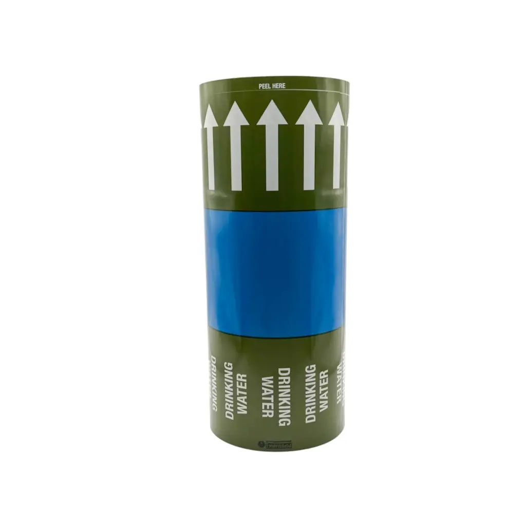 [PIPEM01] 275mm Drinking Water Pipe Marking Tape - PIPEM01