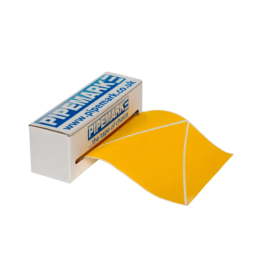 BOX GENERAL EXTRACT AIR/WARM AIR Yellow (DUCTM02BX)(1 BOX) (QTY-50 TRIANGLES/ ROLL)