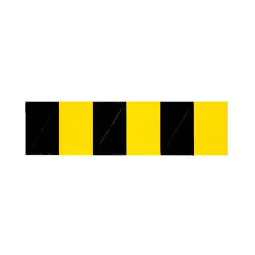 [DUCTM08] HAZARD AIR YELLOW/BLACK (DUCTM08)(PACK OF 50 SHEETS)