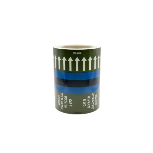 [PIPEM100B] CAT 5 BOOSTED CWS blue/black/blue (PIPEM100B)150mm